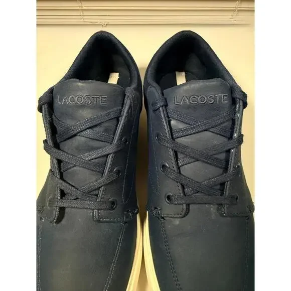 Lacoste Men's Bayliss Sneakers 119 1 CMA Navy/Off White Size 9 - Picture 7 of 9